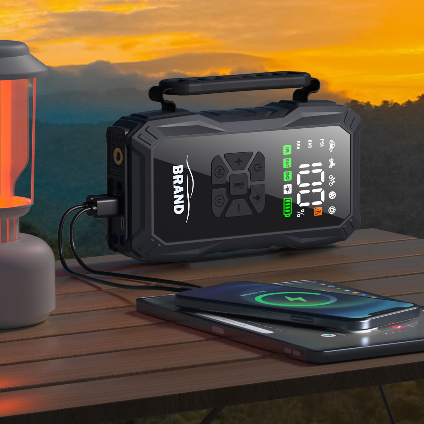 EP2186 USB Charging Ports — Power Bank Function