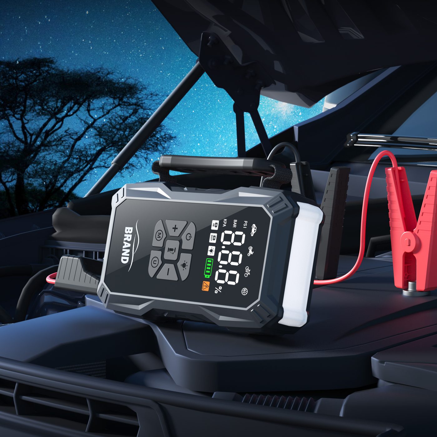 EP2186 Jump Starting a Car — 1500A Peak Current